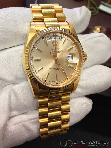 gold Rolex presidential price